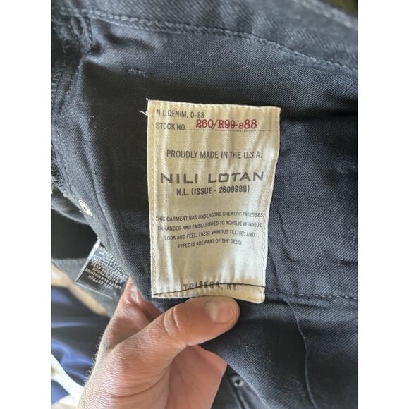 Nili Lotan Mitchell Mid Rise Relaxed Fit Jeans Size 28 NEW - Picture 8 of 8